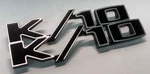 Emblem Custom Billet Front Fender 'C10' 'K/10' Chevy Chevrolet Gmc Truck 1967-72. Fixed Price $200.00.