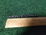 1995-1999 Chevrolet Chevy Monte Carlo Silver Dash Board Emblem Badge 5" Inch 6S1. Fixed Price $19.99.
