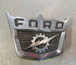 Oem Original 1960 Ford Trunk Hood Emblem C0TB-16607-A With Studs & Nuts. Fixed Price $50.00.
