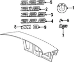 Genuine Bmw Nameplate 51-14-1-960-222. Fixed Price $48.87.