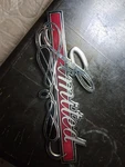 1978 1983 Jeep Wagoneer Limited Front Fender Script Emblem. Fixed Price $37.50.