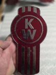 Kenworth Hood Emblem Used Oem L53-1002-10. Fixed Price $120.00.