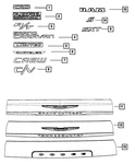 Genuine Mopar Lift-gate Nameplate 68089242AA. Fixed Price $68.85.