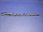 1965 Pontiac Catalina Script Fender Badge Emblem Oem 4528401. Fixed Price $40.00.