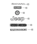 Genuine Mopar Nameplate Lower Left 68492593AA. Fixed Price $71.78.