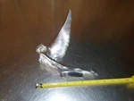 Vintage Chrome Flying Goddess Godess Hood Ornament. Fixed Price $180.00.