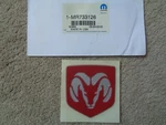 1995 1996 1997 1998 1999 2000 Dodge Avenger Front Bumper Ram Emblem MR733126 Oem. Fixed Price $29.99.