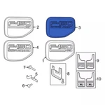 Genuine Ford Fender Emblem NL3Z-16720-BG. Fixed Price $249.22.