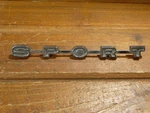Vintage Sport Chrome Emblem Plymouth Fury 4441 2483443. Fixed Price $24.00.