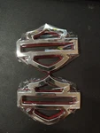 Cvo 3D Emblems Silver Set For Harley Davidson Street Glide Fat Boy. Fixed Price $59.99.