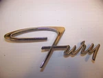 1963 Plymouth Fury Fender Emblem Oem #2417200. Fixed Price $79.98.