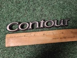 95 96 97 98 99 00 Ford Contour Rear Chrome Emblem Logo Badge Symbol 5M1. Fixed Price $9.99.
