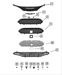 Genuine Mopar Emblem 68415308AA. Fixed Price $80.81.