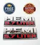 Oem 13-20 Dodge Ram 1500 Used Hemi 5.7 Liter Badges. Fixed Price $29.96.