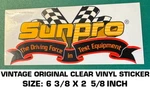 Sunpro The Driving Force Test Equipment -vintage Original Vinyl Decal Sticker. Fixed Price $8.77.