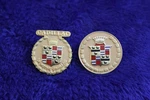 2 Cadillac Crest Pin Hat Lapel Emblem Accessory Badge Logo Grille Lasalle. Fixed Price $14.95.