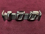 1958 1959 Gmc 100 Emblem 2362197 Show Chrome W/base Front Grille Badge Suburban. Fixed Price $485.00.