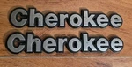 Oem 1984 - 1996 Jeep Cherokee Xj Fender Emblem Badge 7.25". Fixed Price $19.99.