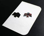 New Stick-on Glove Box Door "bird" Emblem W/template For 68-69 Firebird Badge. Fixed Price $39.99.