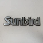Vintage Pontiac Sunbird Chrome Emblem Badge Dla 14157 Oem Gm 70S 80S Classic Car. Fixed Price $47.99.