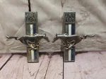 Original Pair 1967-68 Ford Mustang 289 Fender Emblems Lh & Rh C7ZB-16C229-C. Fixed Price $21.49.