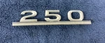 Mercedes Benz W123 250 Rear Trunk Badge Emblem. Fixed Price $39.95.