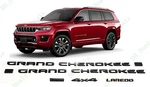 5PC Matte Black Side Door Rear Laredo 4X4 Emblems 2021+ Jeep Grand Cherokee. Fixed Price $118.00.