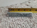 1963 64 Valiant By Plymouth Trunk Emblem Mopar 2422639 V100 V200 Signet. Fixed Price $18.95.