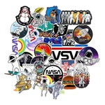 Nasa Stickers Space Shuttle Launch Vinyl Decals Rocket Missions Pack Lot 50 Pcs. Fixed Price $7.95.