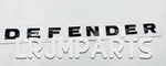 Genuine 93-17 Land Rover Defender Hood Decal Letter Emblem Name Plate Black Oem. Fixed Price $209.00.