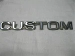 "custom" Emblem Ford# E0TB-16B114-CC Late 70'S-EARLY 80'S Has Pins! Used. Fixed Price $10.39.