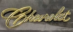 1971 72 73 74 75 76 Chevrolet Impala Trunk Emblem Gold Donk. Fixed Price $75.00.