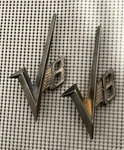 (2) Mopar 1955 Dodge Custom Royal Lancer Quarter Panel V8 Emblems Oem 1599091. Fixed Price $129.99.