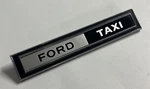 Vintage Oem 1960S Ford Galaxie Taxi Chrome Metal Emblem Plate C6GB62290C98A. Fixed Price $39.99.