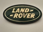 Nos Land Rover Side Pillar Badge Green / Gold LR001664. Fixed Price $25.51.