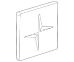 Genuine Volvo Hatch Emblem 32440056. Fixed Price $74.41.