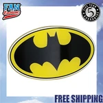 Fan Emblems Batman Domed Car Decal - 1989 Logo (black, Yellow Chrome). Fixed Price $16.99.