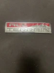 Chevy Gmc All Terrain Rear Tailgate Nameplate Emblem Badge Sport Chrome Oem. Fixed Price $25.00.