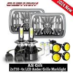 Dot Approved 2X 5X7 7X6 Led Headlights With H4 Ford F650 F750 L9000 250. Fixed Price $79.99.