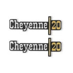 Brothers Trucks 04-538 Fender Emblems Cheyenne 20. Fixed Price $105.16.