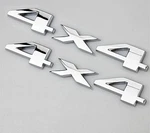 2PCS Auto Tuning 4X4 Logo 3D Decal Emblem Badge Sticker Nameplate - Chrome Finis. Fixed Price $19.99.