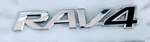 2006-12 Toyota "rav 4" Tailgate Emblems Badge Nameplate W/peel & Stick Adhesive. Fixed Price $21.88.