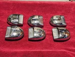 1951 Packard 425598 Rear Fender Louvre Trim Set Of 6 Used. Fixed Price $223.95.