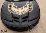 1998-2002 Trans Am WS6 70'S Style Phoenix Hood Bird Vinyl Decal Gloss Gold. Fixed Price $189.95.
