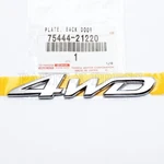 Genuine Toyota RAV4 Highlander 4RUNNER Rear Emblem Badge Logo "4WD" 75444-21220. Fixed Price $27.90.