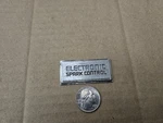 Chevy Gmc Oem 1981-1987 Silverado Electronic Spark Control Emblem Badge 14032819. Fixed Price $14.99.