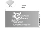 Custom Engraved Plaque Emblem Badge Interior / Engine For Buit Car. Fixed Price $35.00.