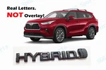 1PC Gloss Black Rear Hybrid Badge Letter Emblem Fit For 2020+TOYOTA Highlander. Fixed Price $20.52.