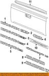 Gm Oem 04-12 Canyon,colorado Pick Up Box Exterior Trim-nameplate 10355873. Fixed Price $123.50.