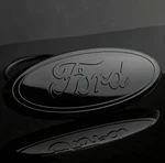 Ford Logo Emblem: Premium 7" Black Oval Badge Grille. Fixed Price $22.20.